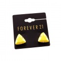 boucle plate triangle jaune F21