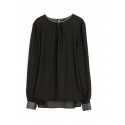 blouse noir ESTHER W