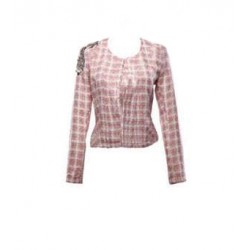 veste FRADIA carreau rose