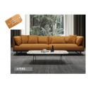 B2B sofa extra large masculin 4 personnes cuir veritable