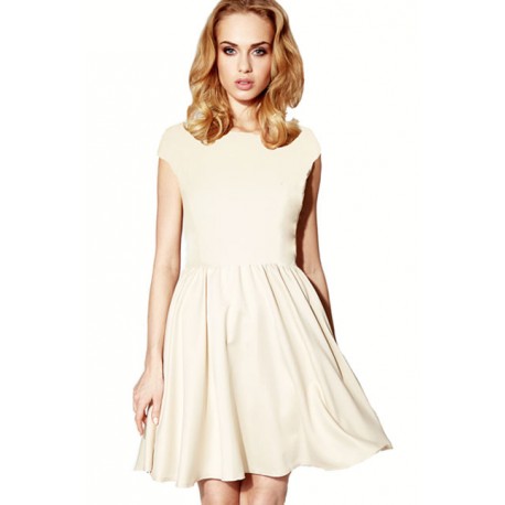 robe cloche beige CAMON