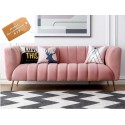 B2B sofa GIRLY design belge 3 pers rose