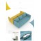 Petit canape d'angle scandinave 3+ANGLE BLEU