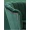 SOFA BAROQUE 3 PERSONNES VERT BOUTEILLE