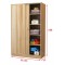 Armoire melamine 2 portes coulissante blanc 100X180CM