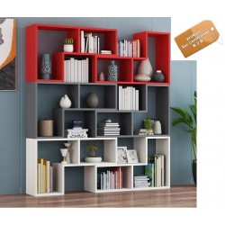 Etagere murale modulable&etirable multicolore