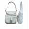 sac en cuir blanc LE TANNEUR