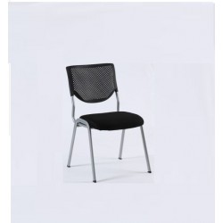 chaise de bureau  dosier  plastique abs noir