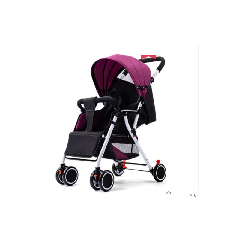 Poussette Pliable Pour Bebe 1 A 36 Mois 2 Tons Violet Et Noir Www Fabric Mada Com