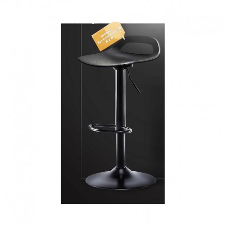 B2B Chaise de bar haute minimaliste moderne noir