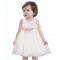 robe bebe fille voilée blanc